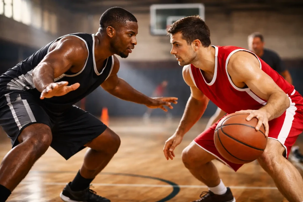 Exercices de défense au basket pour progresser rapidement