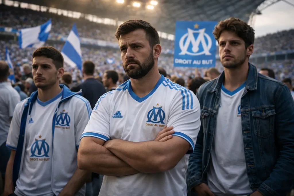 Supporters déçus au Vélodrome